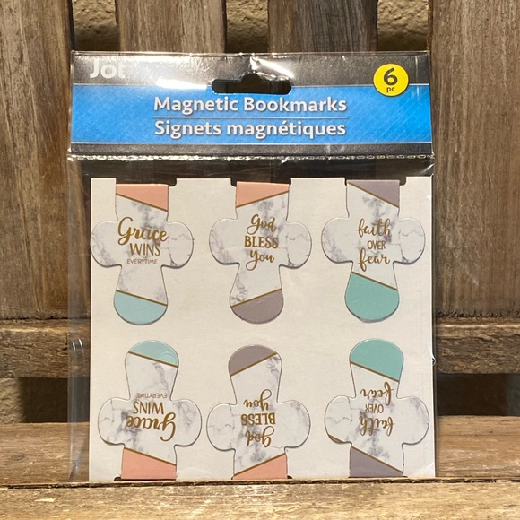 Religious Bookmarks Set Of 6, Cross Shaped Bookmarks, Inspirational Bookmarks - Picture 2 of 11